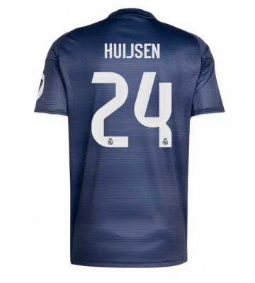 Real Madrid Dean Huijsen #24 Udebanetrøje 2025-26 Kort ærmer Real Madrid Dean Huijsen #24 Udebanetrøje 2025-26 Kort ærmer